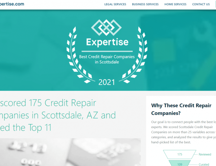 Expertise Award Page Image